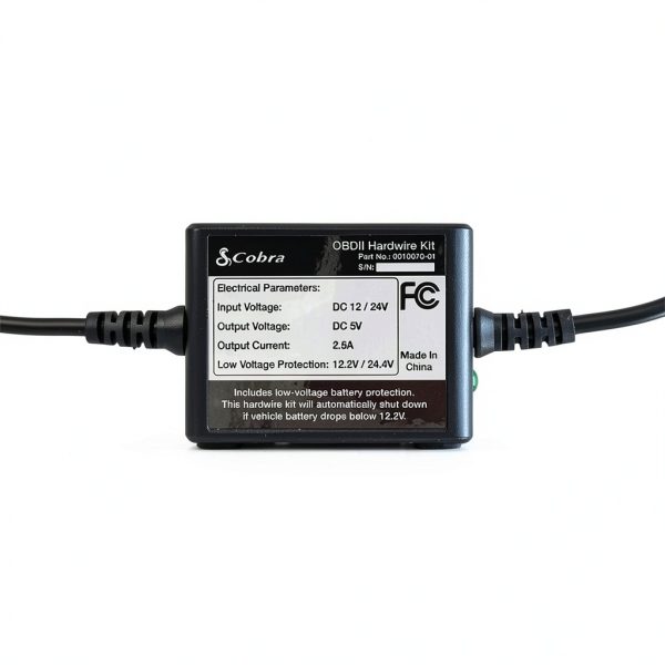Cobra OBDII Power Kit Dash Cam Installation Parking Mode-1