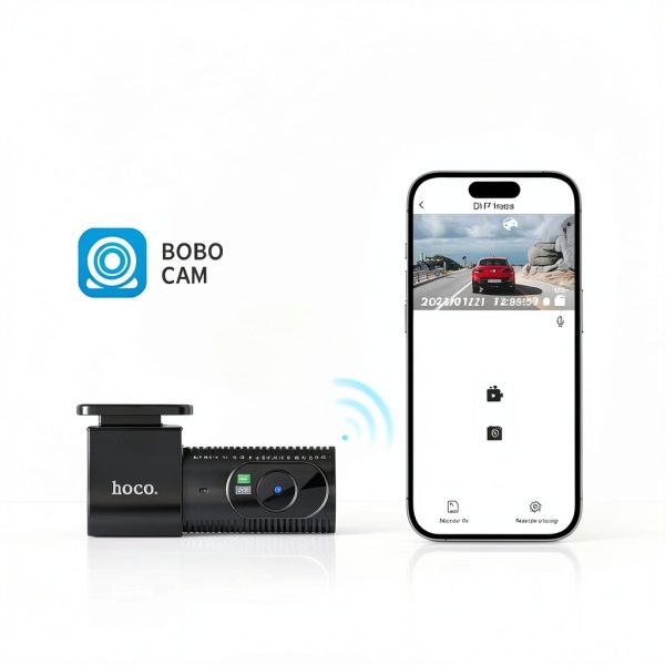 Hoco DV7 Dash Cam Night Vision Wide Angle WiFi App Control-10