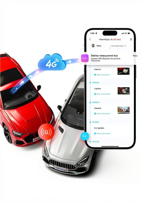 REDTIGER 4G Dash Cam Front Rear Live Stream GPS Tracking-3