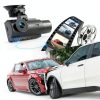 NEXPOW 3 Channel 4K WiFi Dash Cam Front Rear Cabin Recording-2