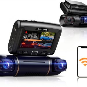 Rexing S3 3 Channel Dash Cam Full HD Wi Fi GPS-0