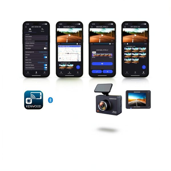 Kenwood DRV A310W Dashcam Full HD GPS Wireless Motion-9