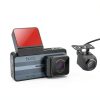 HOCO DV12 Dashcam Front Rear Camera WiFi GPS Loop Recording-3