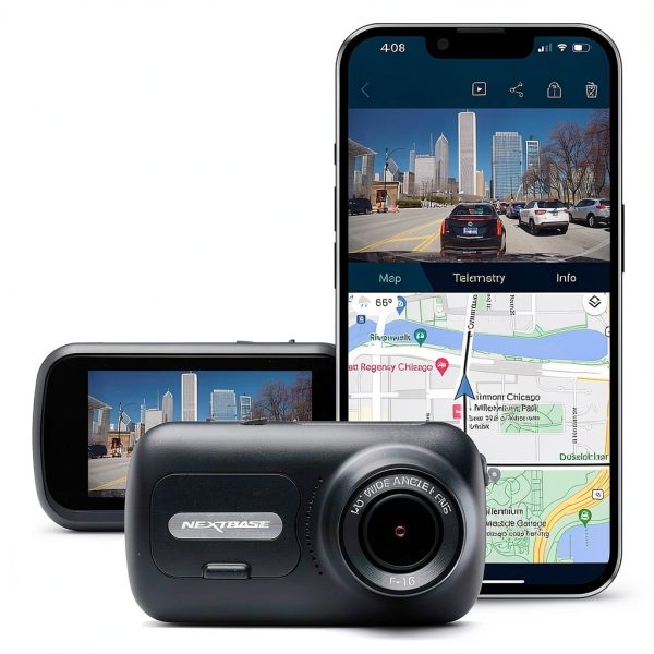Nextbase 322GW Dash Cam GPS WiFi Bluetooth Parking Mode-0