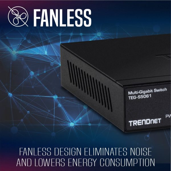 TRENDnet TEG S5061 6 Port 2.5G Switch 10G SFP+-4